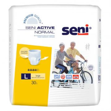 Трусики впитывающие для взрослых SENI ACTIVE NORMAL Large (100-135 см) 30